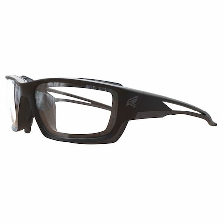 Kazbek, Safety Glasses, Anti-Scratch, Clear Lens, Black Frame, Full-Frame MPN:GSK111VS