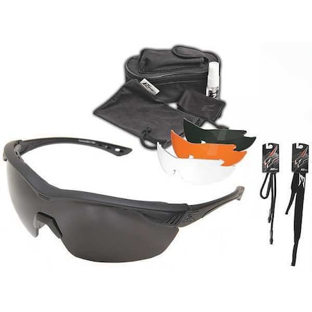 Overlord Vapor Shield, Safety Glasses, Anti-Fog & Anti-Scratch, Gray Lens, Black Frame, Full-Frame MPN:HO611