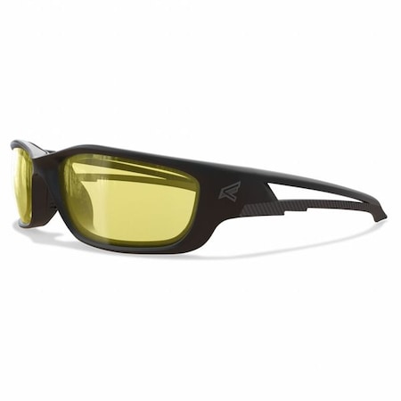 Kazbek XL, Safety Glasses, Anti-Scratch, Yellow Lens, Black Frame, Full-Frame MPN:SK-XL112