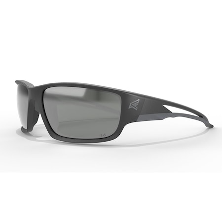 Kazbek, Safety Glasses, Anti-Scratch, Gray Mirror Lens, Black Frame, Full-Frame MPN:SK117