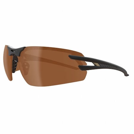 Salita, Safety Glasses, Anti-Fog, Amber Lens, Black Frame, Half-Frame, Polarized MPN:SL115VS
