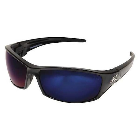 Reclus, Safety Glasses, Anti-Scratch, Blue Mirror Lens, Black Frame, Full-Frame MPN:SR118