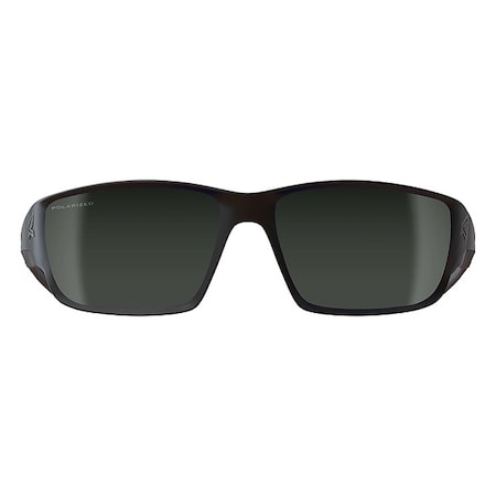 Kazbek, Safety Glasses, Anti-Scratch, G-15 Silver Mirror Lens, Black Frame, Full-Frame, Polarized MPN:TSK21-G15-7