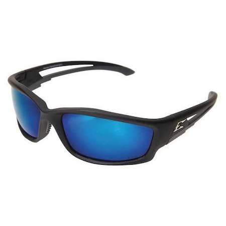 Kazbek, Safety Glasses, Not Applicable, Light Blue Precision Blue Mirror Lens, Black Frame MPN:TSKAP218