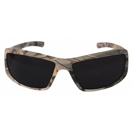 Brazeau, Safety Glasses, Anti-Scratch, Gray Lens, Camo Frame, Full-Frame, Polarized MPN:TXB216CF