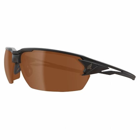 Pumori, Safety Glasses, Anti-Fog & Anti-Scratch, Amber Lens, Black Frame, Half-Frame, Polarized MPN:TXP415