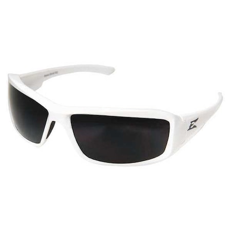 Brazeau, Safety Glasses, Anti-Scratch, Gray Lens, White Frame, Full-Frame MPN:XB146