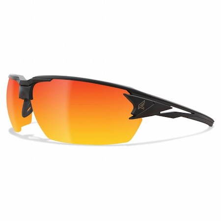 Dawson, Safety Glasses, Anti-Scratch, Red Mirror Lens, Black Frame, Full-Frame MPN:XDAP419