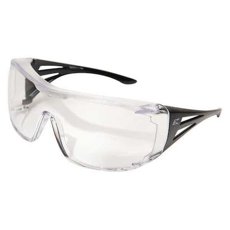 Ossa, Safety Glasses, Anti-Scratch, Clear Lens, Black Frame, Full-Frame MPN:XF111-L