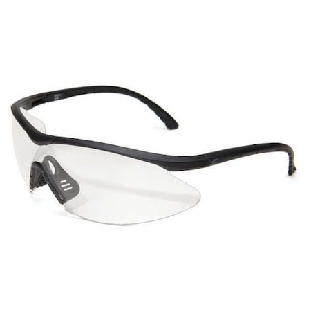 Fastlink Vapor Shield, Safety Glasses, Anti-Scratch, Clear Lens, Black Frame, Half-Frame MPN:XFL611