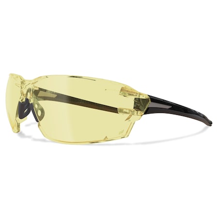 Nevosa Safety Eyewear, Black Frame, Yellow Lenses MPN:XV412