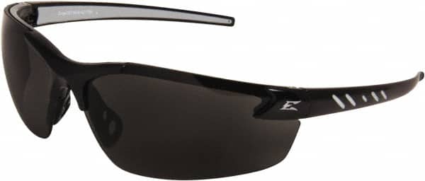 Safety Glasses: Scratch-Resistant, Polycarbonate, Smoke Lenses, Frameless MPN:DZ116-G2