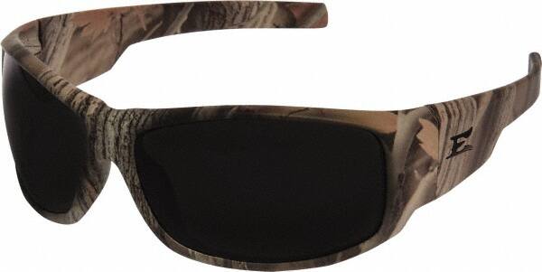 Safety Glass: Scratch-Resistant, Polycarbonate, Smoke Lenses, Full-Framed, UV Protection MPN:THZ216CF