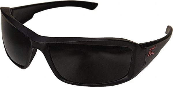 Safety Glasses: Scratch-Resistant, Polycarbonate, Smoke Lenses, Full-Framed MPN:TXB236