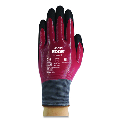15G.GY.POLYLNR Nit-Red Full Ct/Blk Plmct Kw SZ11 MPN:48919110
