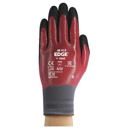 Gloves, Nitrile, 10 1 PR MPN:48-929