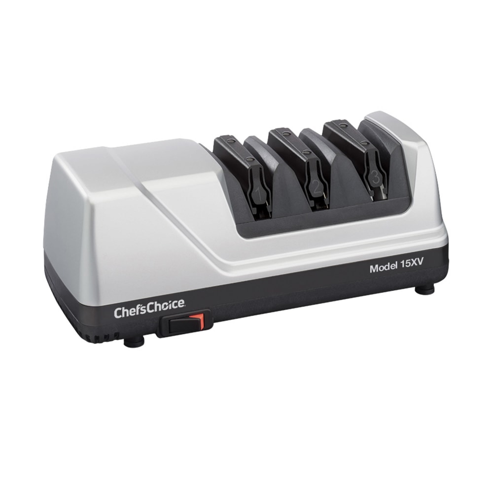 Edgecraft Chefs Choice 3-Stage Professional Electric Knife Sharpener, Brushed MPN:101508