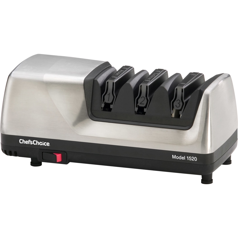 Edgecraft Chefs Choice AngleSelect Professional Electric Knife Sharpener, Black/Silver MPN:115207