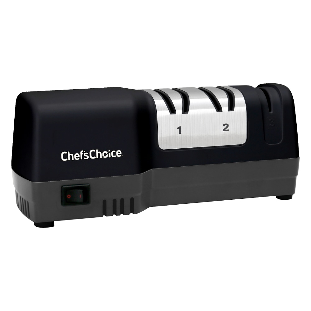 Edgecraft Chefs Choice 3-Stage Hybrid Knife Sharpener, Black/Silver MPN:250101