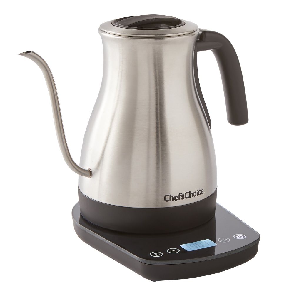 Edgecraft Chefs Choice Electric Kettle, 1-Liter, Silver MPN:KTCC1LSS13