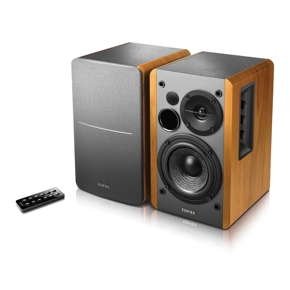 Edifier R1280T 4in 42-Watt RMS 2-Way Indoor Amplified Bookshelf Speaker System, Black MPN:4001345