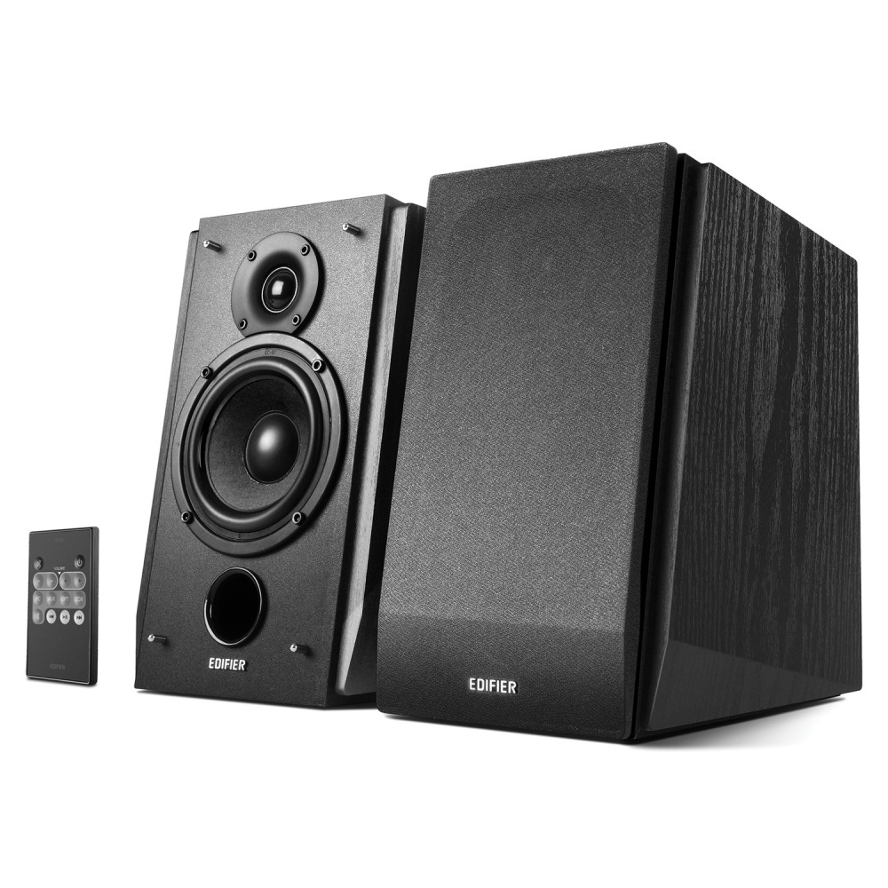 Edifier R1850DB 70-Watt RMS Amplified Bluetooth Bookshelf Speaker System With Sub Out, Black MPN:4003295