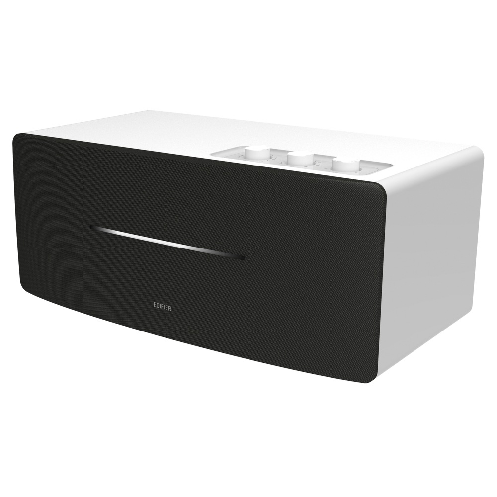 Edifier D12 Desktop 70W Continuous-Power Bluetooth Amplified Integrated Stereo Speaker With Remote, White MPN:4006722