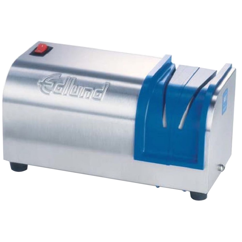 Edlund Electric Knife Sharpener With Removable Guide, 9-3/4in x 4in x 4-3/4in, Silver MPN:40000