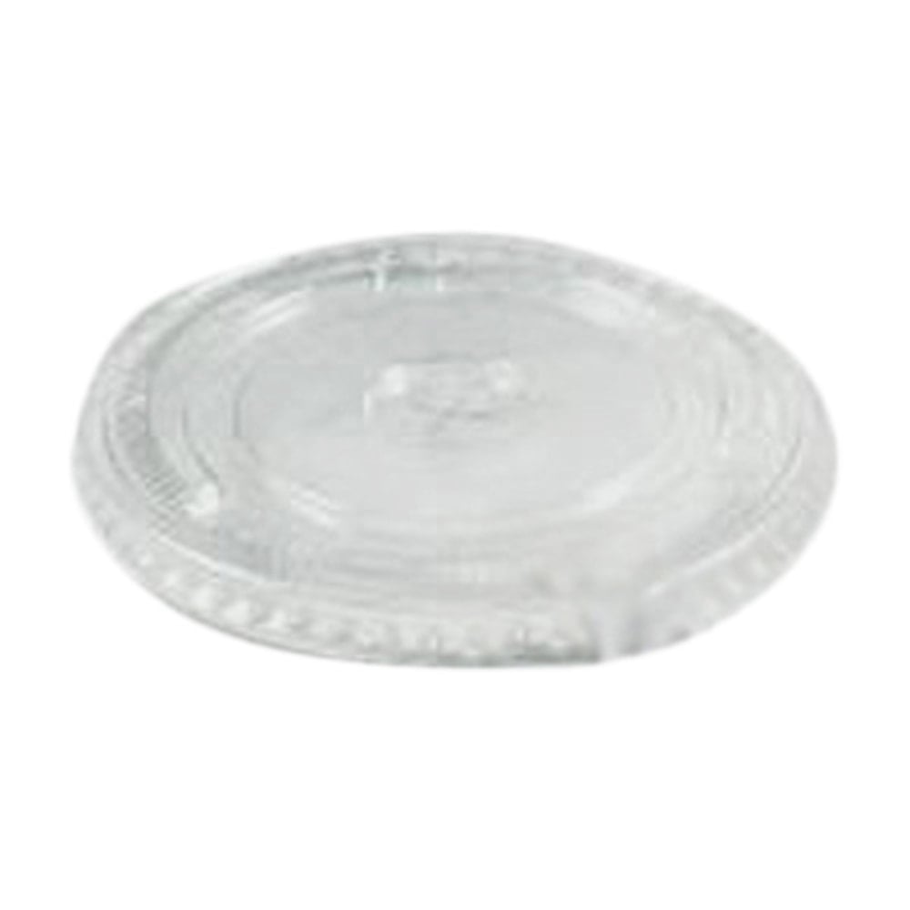 Edris Plastics Clear Plastic LidsFor 10 Oz Cold Plastic Cups, Case Of 500 (Min Order Qty 2) MPN:EPFL636