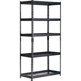 MuscleRack™ 5 Shelf Standard Duty Boltless Shelving Starter 36