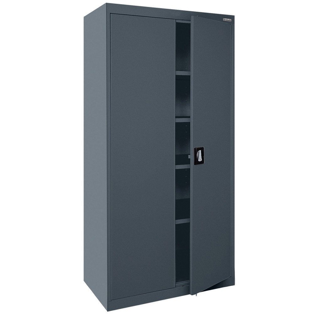 Sandusky Elite Series 36inW Heavy-Duty Storage Cabinet, 36in x 24in x 72in, Charcoal MPN:EA4R362472-02