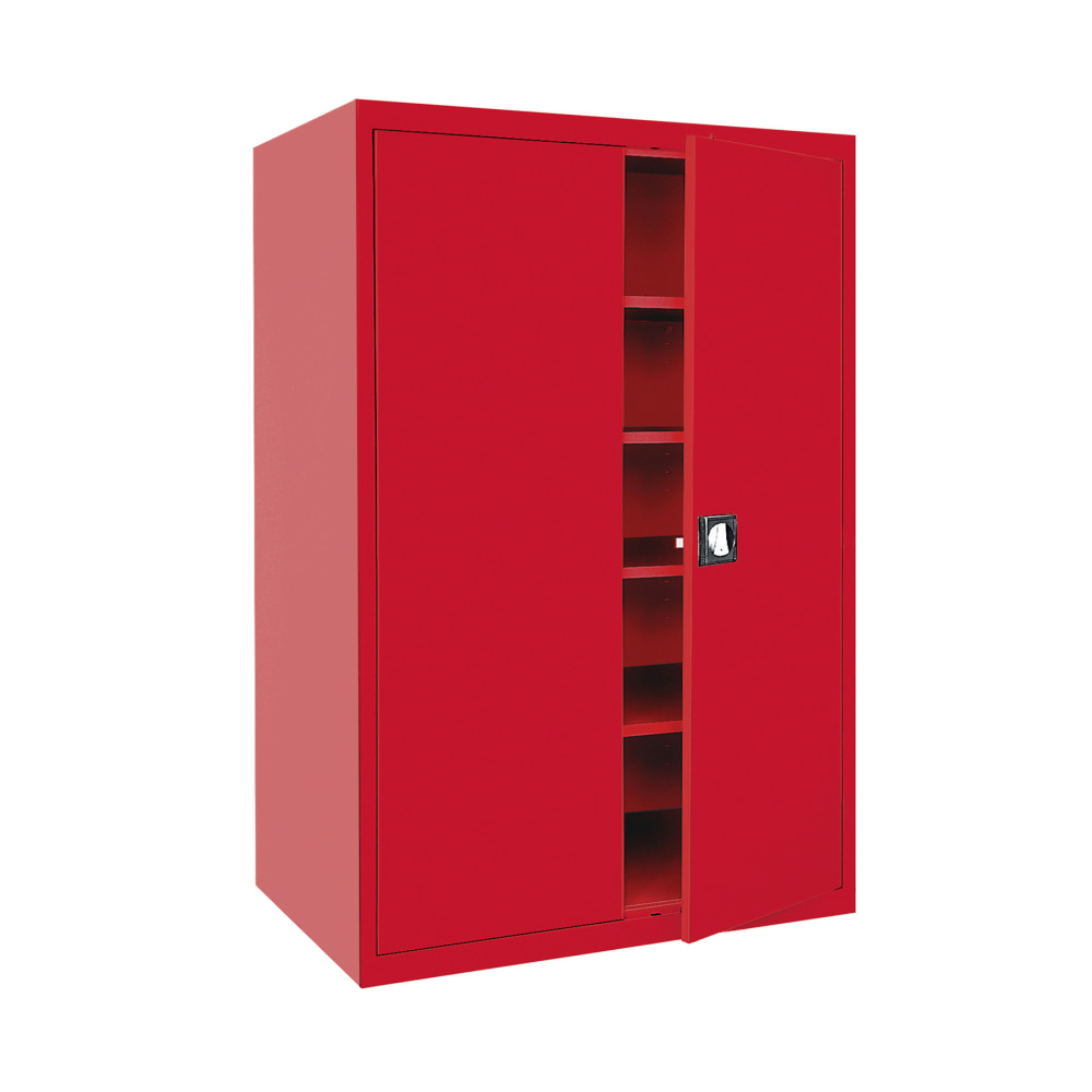 Sandusky Elite Series 46inW Heavy-Duty Assembled Storage Cabinet, Red MPN:EA4R462472-01