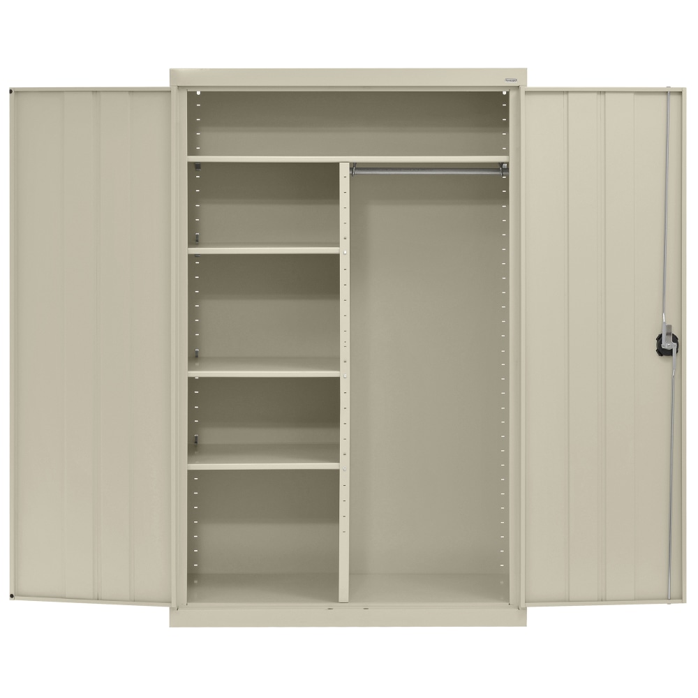 Sandusky Elite Series 46inW Heavy-Duty Assembled Combination Storage Cabinet, Putty MPN:EACR462472-07
