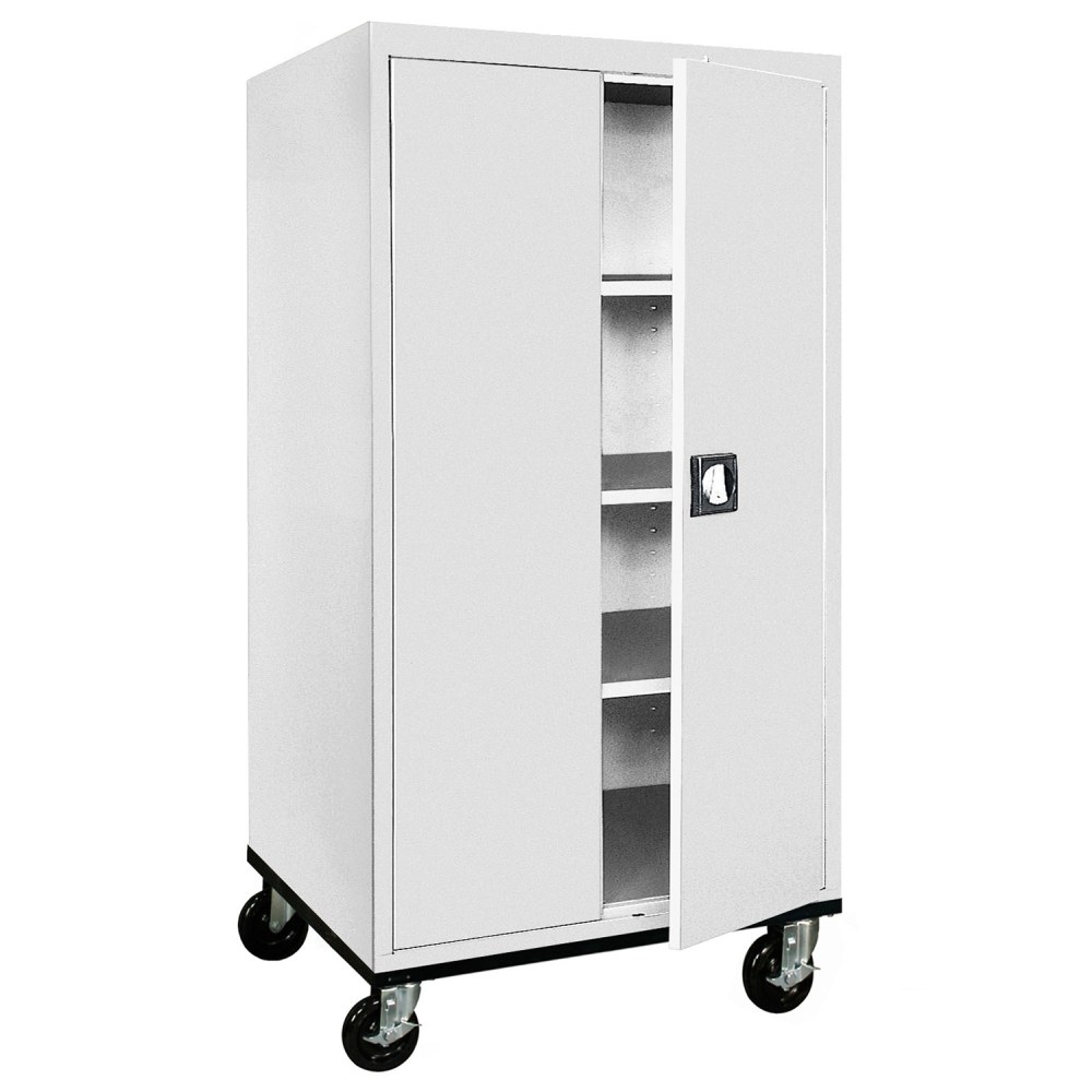 Sandusky Transport Series 36inW Heavy-Duty Mobile Storage Cabinet, Dove Gray MPN:TA3R362466-05