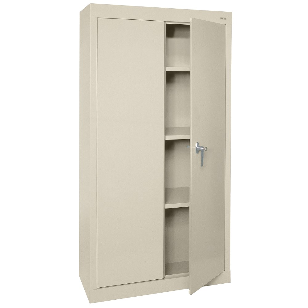 Sandusky Value Series 30inW Light Duty Storage Cabinet, 30in x 18in x 66in, Putty MPN:VF31301866-07
