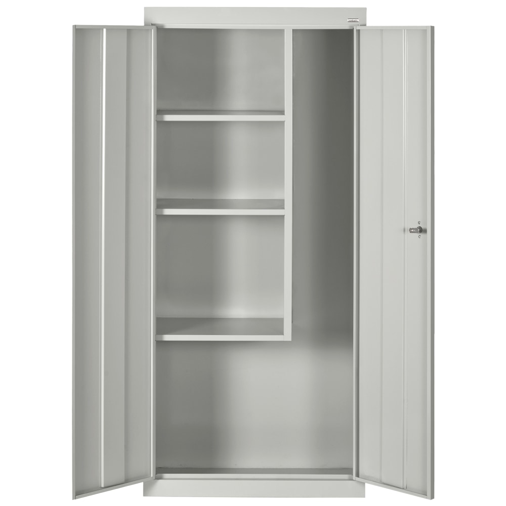 Sandusky Value Series 30inW Janitorial Storage Cabinet, Dove Gray MPN:VFC1301866-05
