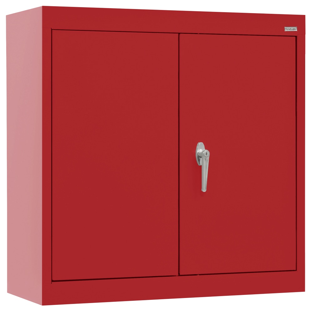 Sandusky 30inW Wall-Mount Storage Cabinet, Red MPN:WA11301226-01