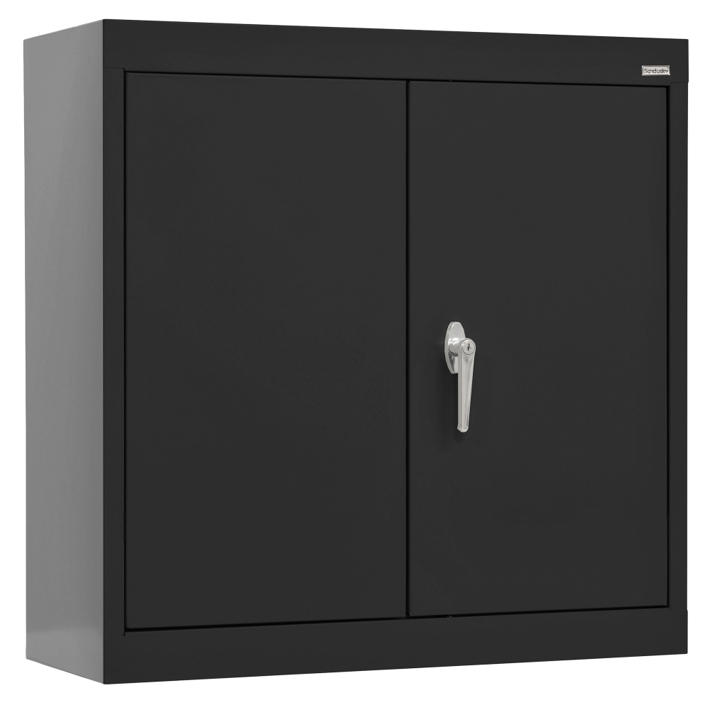 Sandusky 30inW Wall-Mount Storage Cabinet, Black MPN:WA11301226-09