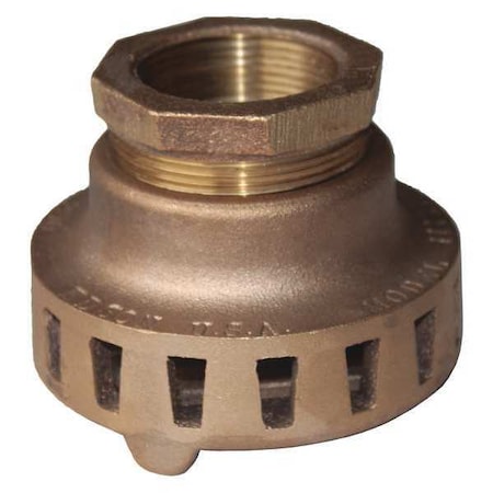 Suction Strainer, 1-1/2 in. NPT, Bronze MPN:11115