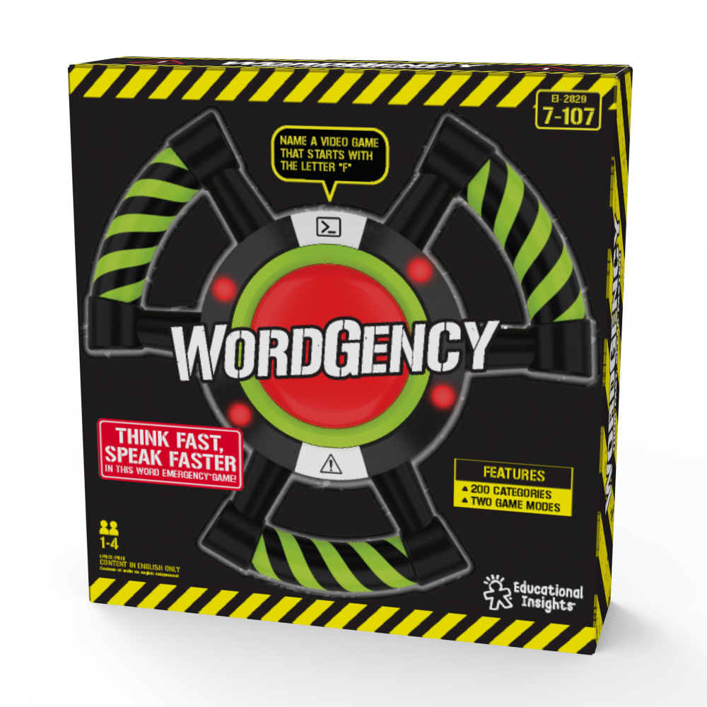 Educational Insights Wordgency Game, Grades 2 To 12 MPN:EI-2829