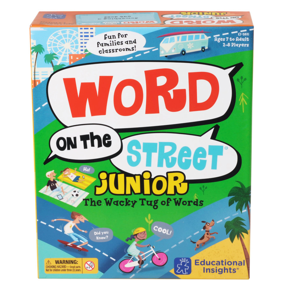 Educational Insights Word on the Street Jr. Game, Vocabulary, Grade 2 To 12 MPN:EI-2831