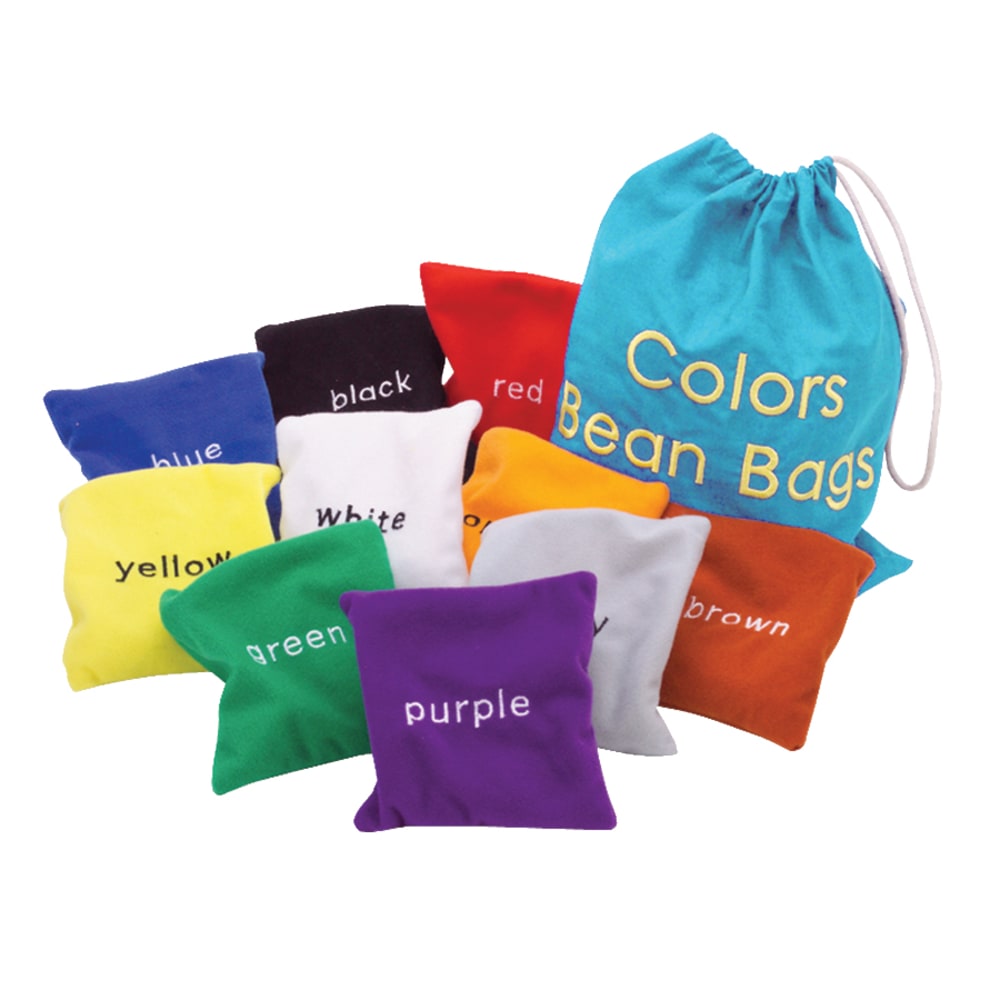 Educational Insights Colors Bean Bags, Pack Of 10 MPN:EI-3046