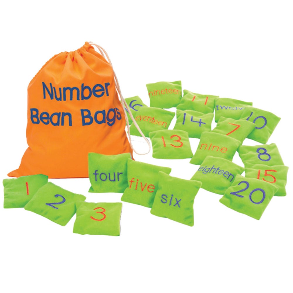 Educational Insights Number Bean Bags, Pack Of 20 MPN:EI-3047