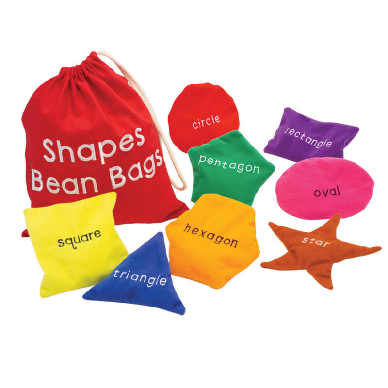 Educational Insights Learning Resources Shapes Bean Bags, Set Of 8 MPN:EI-3048