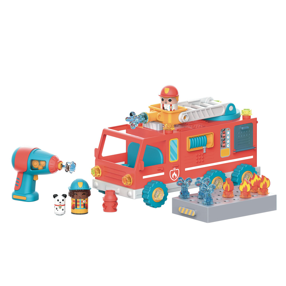 Educational Insights Design & Drill Bolt Buddies, Fire Truck MPN:EI-4189