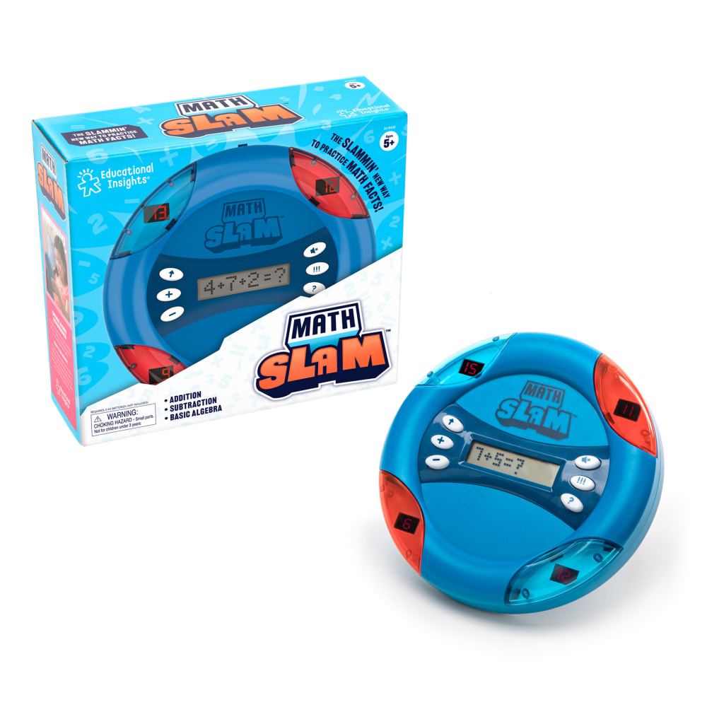 Educational Insights Math Slam Handheld Electronic Math Game MPN:EI-8432