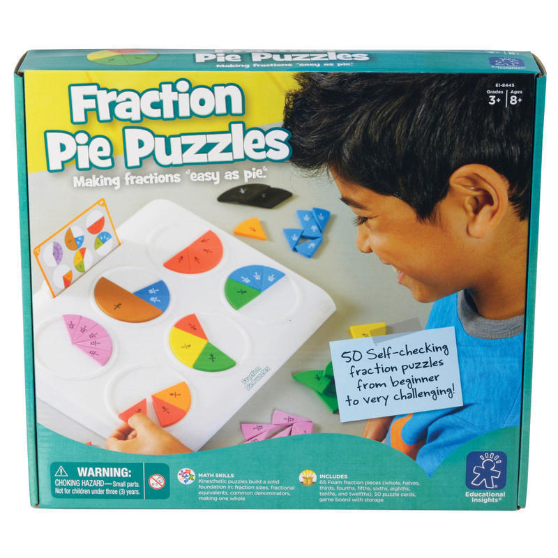 Educational Insights Fraction Pie Puzzles MPN:EI-8445
