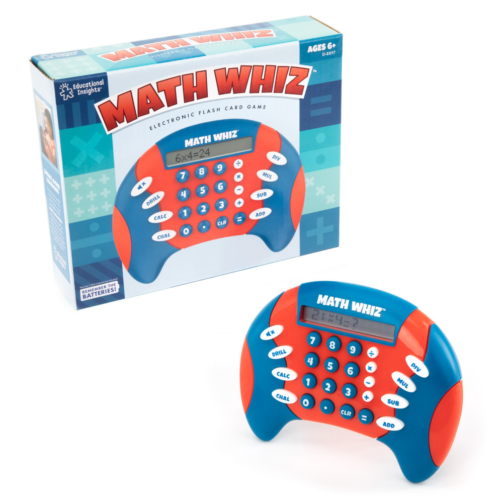 Educational Insights Math Whiz Handheld Electronic Math Game MPN:EI-8897
