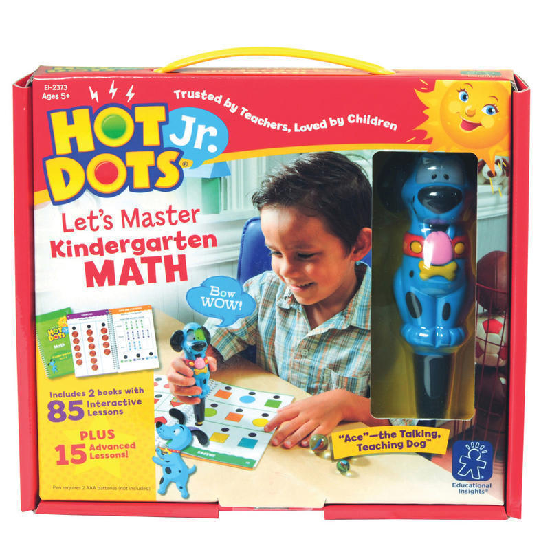 Educational Insights Hot Dots Jr. Lets Master Kindergarten Set With Ace Pen, K - 1st Grade MPN:EI-2373
