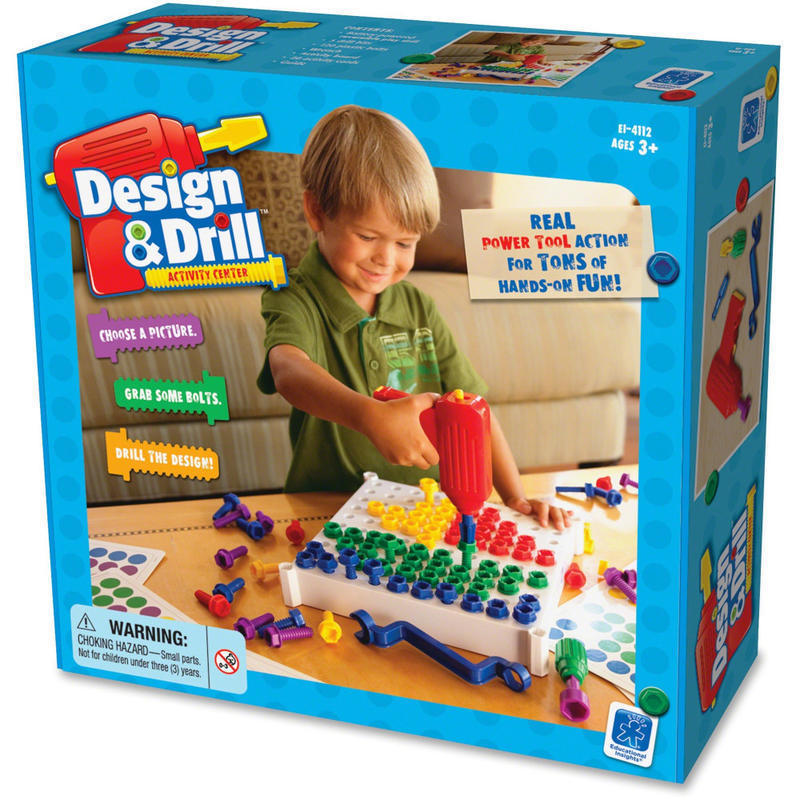 Educational Insights Design & Drill Activity Center, Assorted Colors, Grades Pre-K - 1 MPN:EI-4112